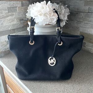 Michael Kors Black Canvas Bag